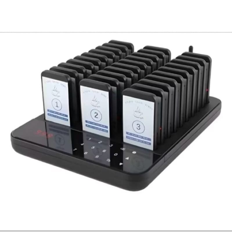 Chega de Filas! Sistema de Chamada Sem Fio com 30 Fichas Pager