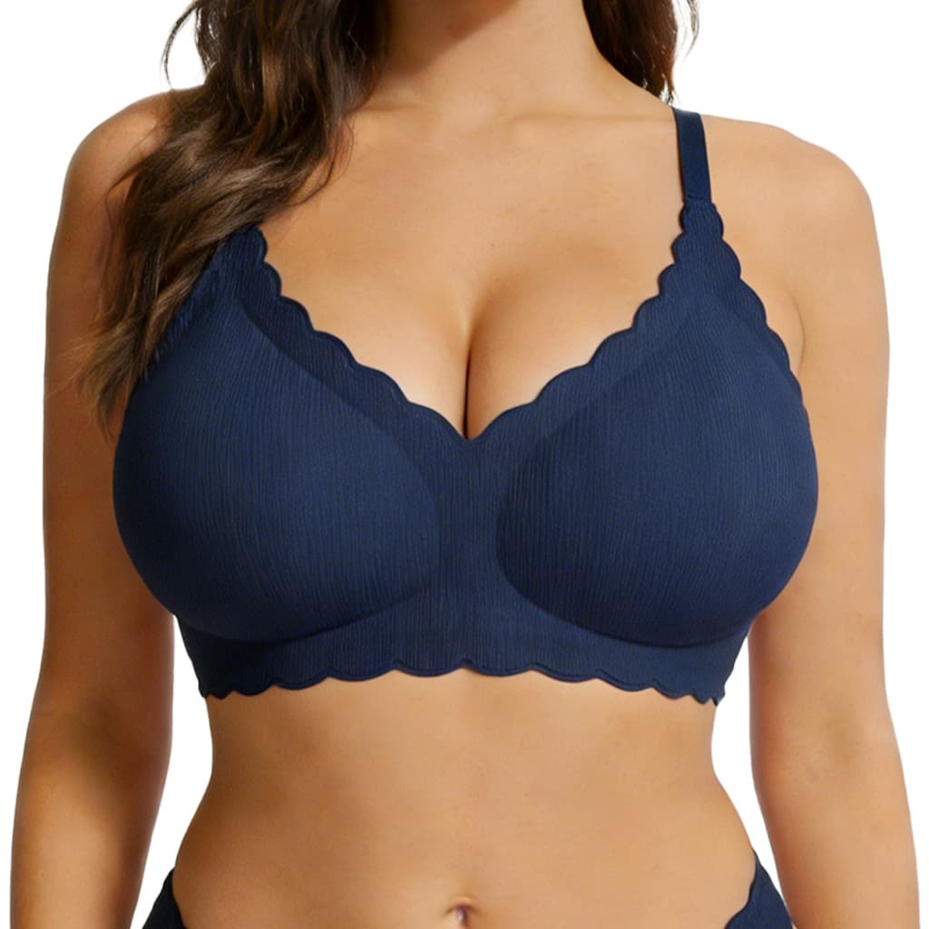 Melana Top Feminino Sem Costura Toper Alça Regulável Confortável Sem Bojo Sem Aro Sem Costura Alça Fina Regulagem