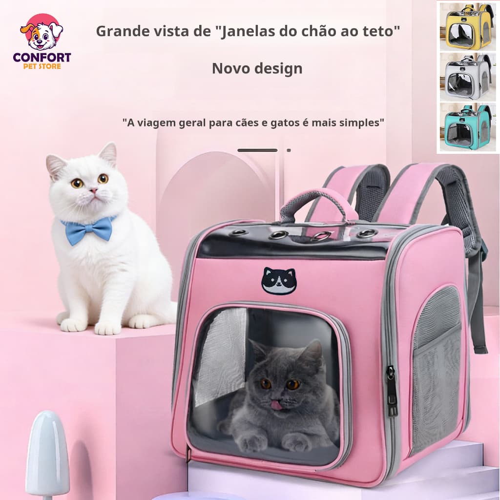 Cápsula espacial para bolsa de gato/Bolsa Pet Média Transporte Viagem Mala Avião Cães Gatos