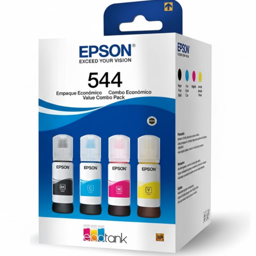 Refil Tinta T544 Kit 4 Epson ORIGINAL - L3250 L3110 L3210 L3150