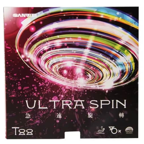 Borracha Tênis de Mesa  Profissional Sanwei Ultra Spin