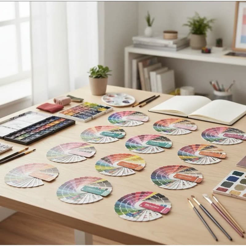 Kit Com 12 Cartelas de cores |  Paletas Coloração Pessoal