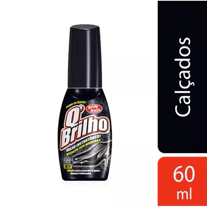 Cera para Calçado Q Brilho 60 ML – Brilho Intenso Imediato  Renova e Protege