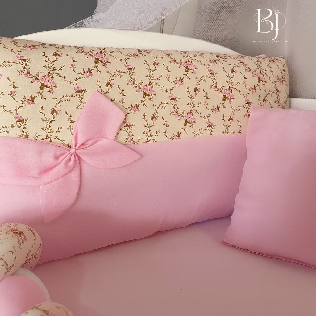 Kit Berço Encanto 6 Peças – Conforto e Delicadeza para Bebê