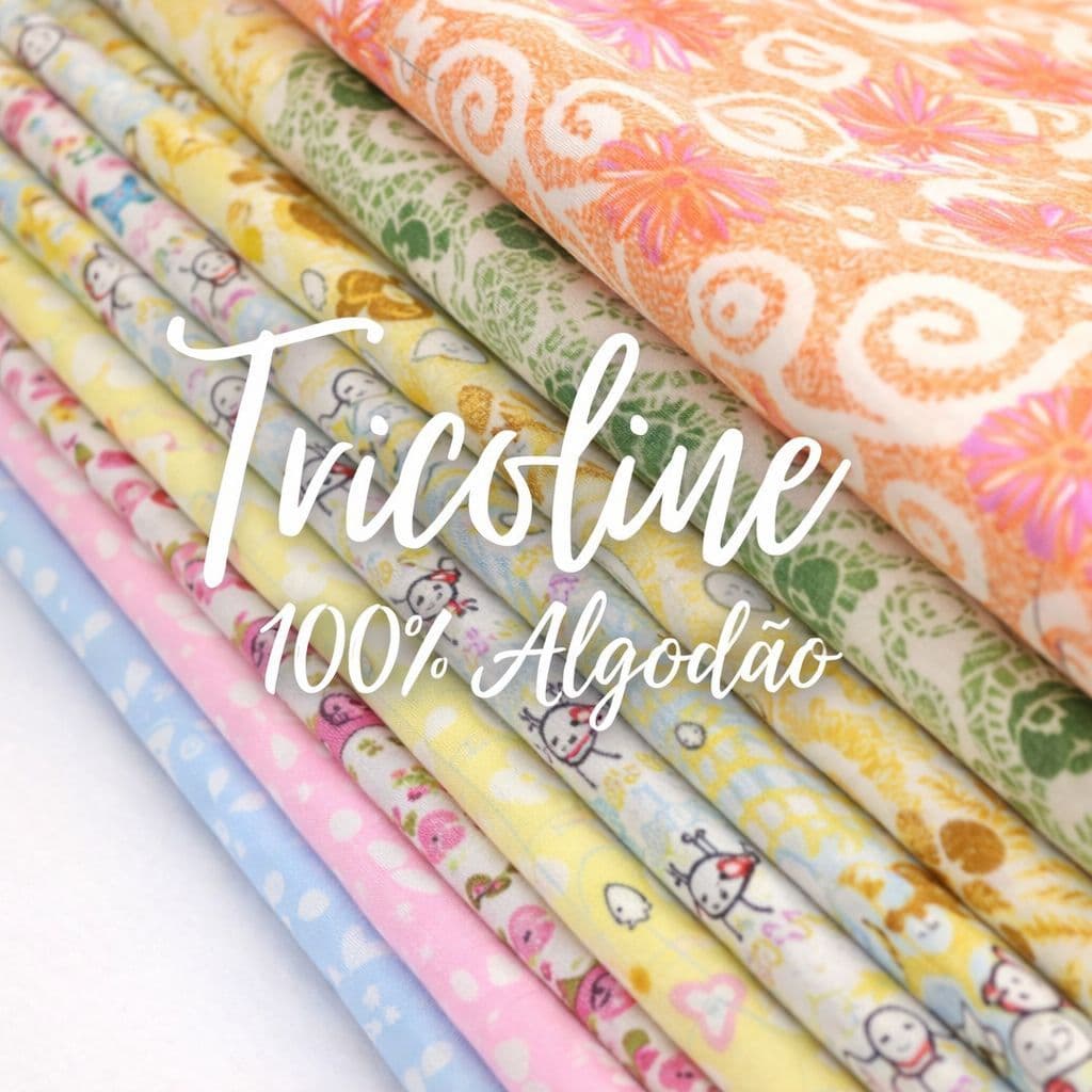1 Metro De Tecido tricoline 100% algodão 1m x1,50m De Largura!