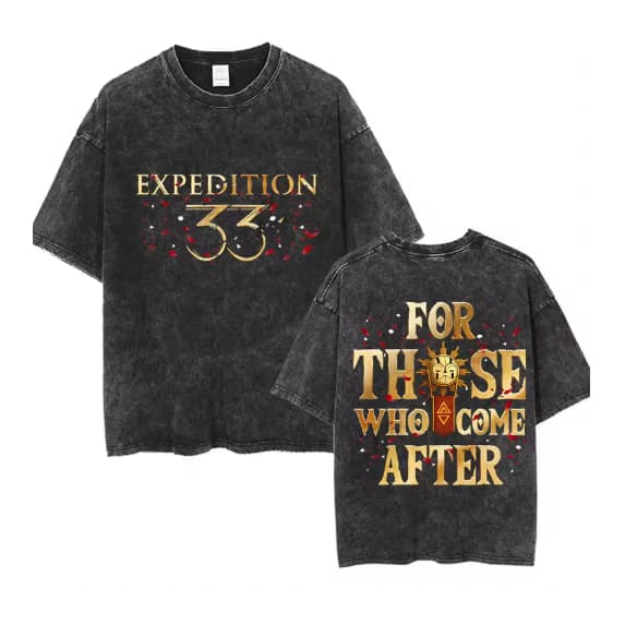 Camiseta Unissex Algodão Estampa Fantasia Elegante Conceito Artístico Expedition 33