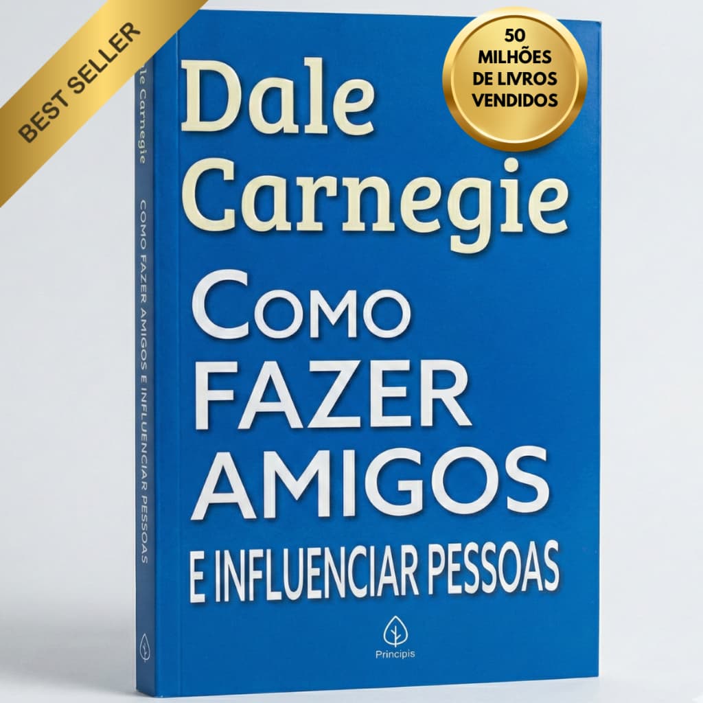 Livro Como Fazer Amigos E Influenciar Pessoas Dale Carnegie Liderança Comunicação Relacionamentos