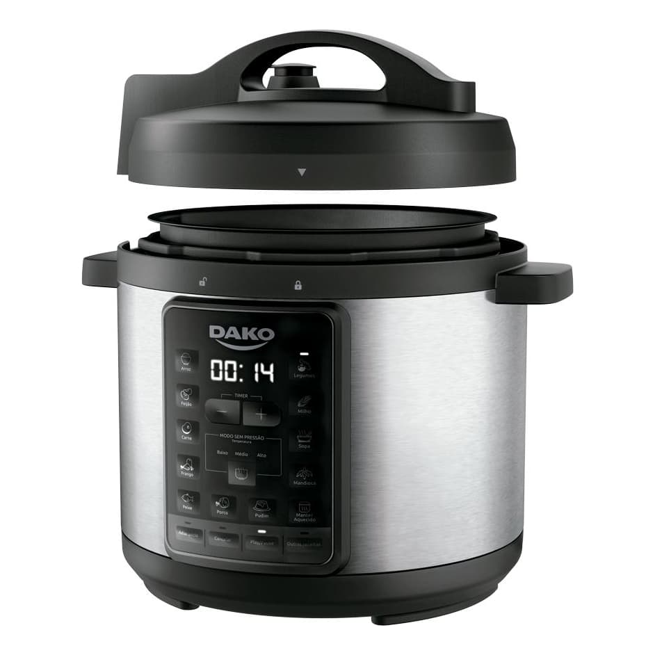 Panela de Pressão Elétrica Dako 6 L 1000 W 220V