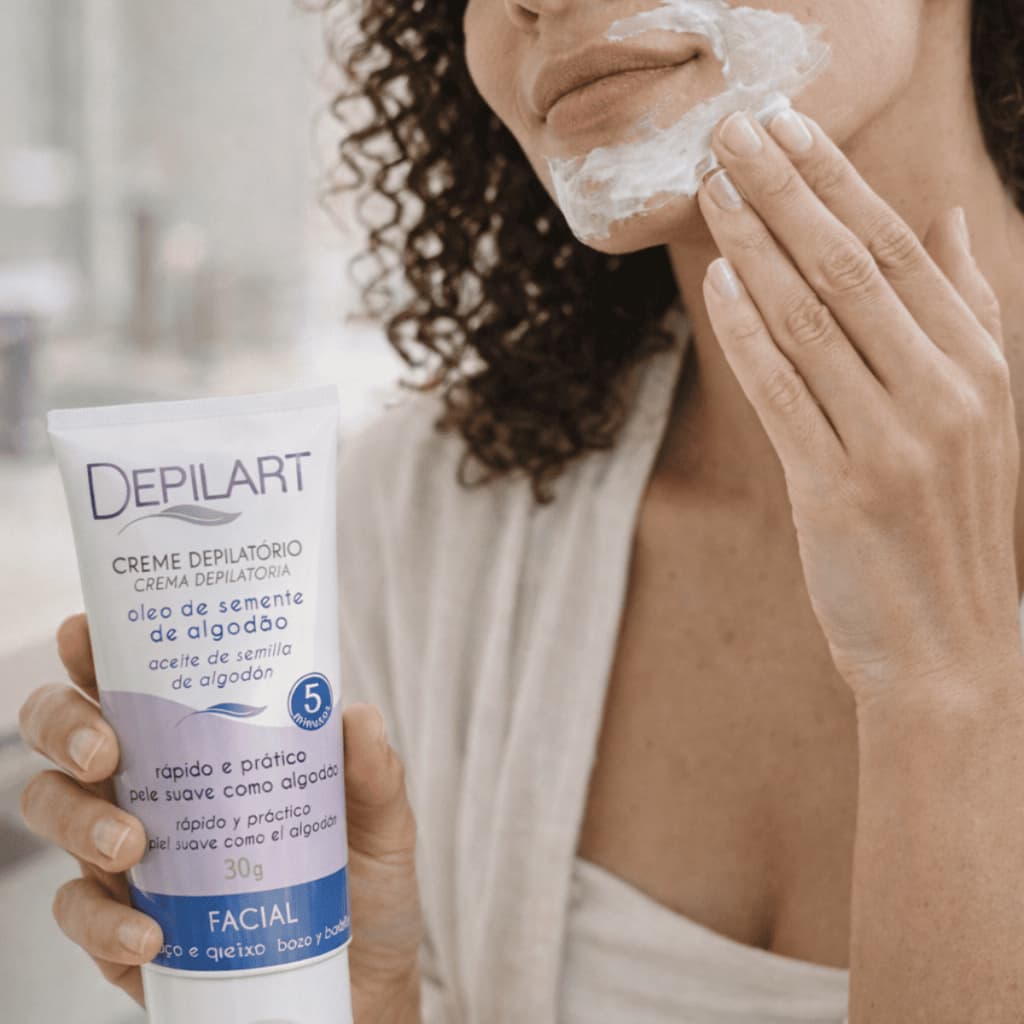 Creme Depilatório Facial Depilart 30g – Depilação Suave, Precisa e Sem Irritação