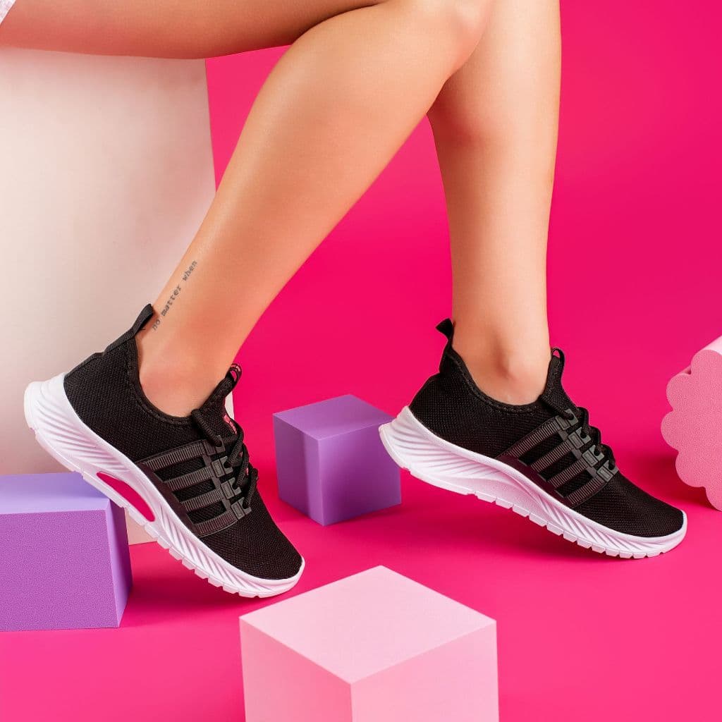 Tênis Feminino Esportivo  Lançamento Caminha Academia Corrida Trabalho Dia a dia