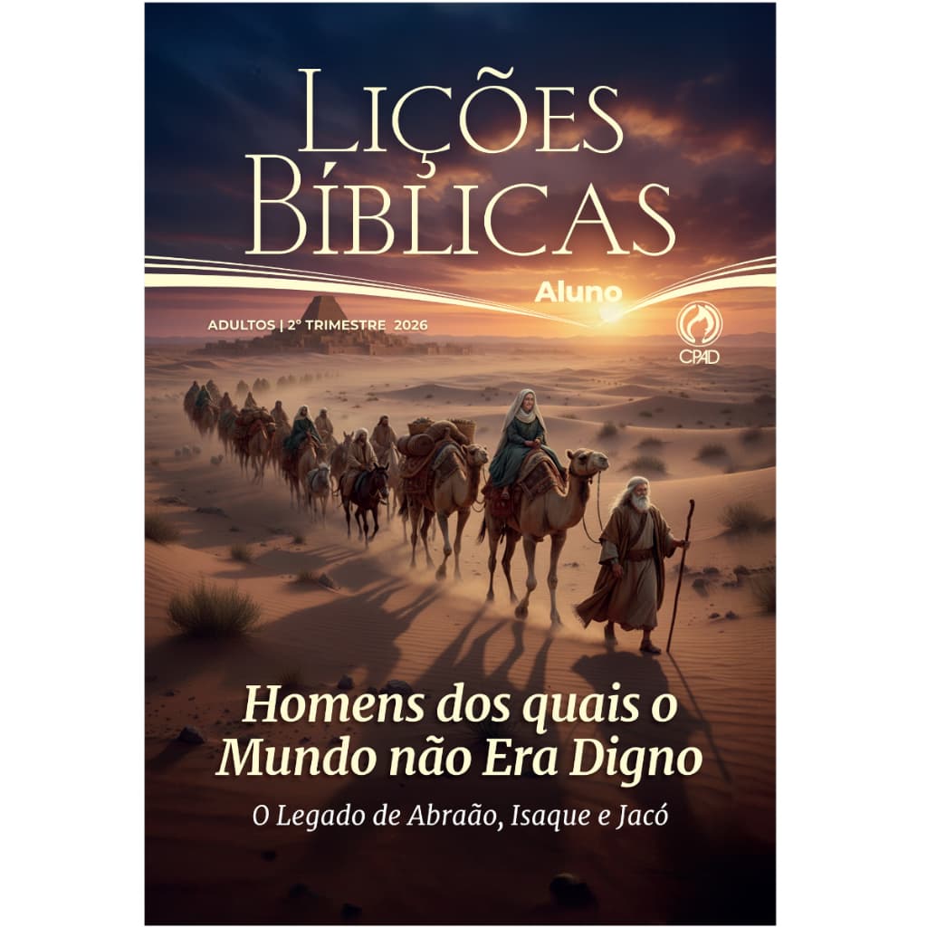 Lições Bíblicas Aluno Adulto | 2° Trimestre 2026 | CPAD - Revista -  PE