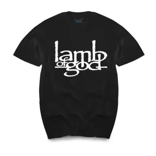 Camiseta Unissex Algodão Premium Estampa Conceitual Groove Metal Pesado Estilo Lamb of God