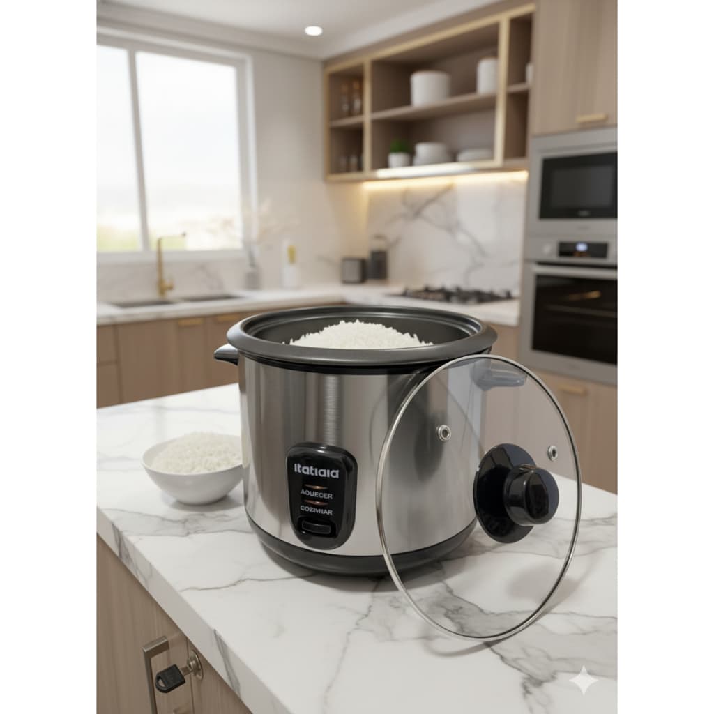 Panela de Arroz Elétrica Itatiaia Midi 8 Xícaras Cozimento Rápido