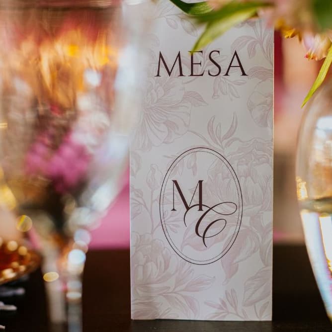 Menu de Casamento Personalizado Triangular | Menu Mesa Posta Elegante | Papel 180g ou 230g