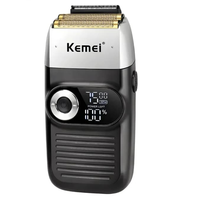 Maquina Kemei Km 2026 Shaver Sem Fio Bivolt Recarregável