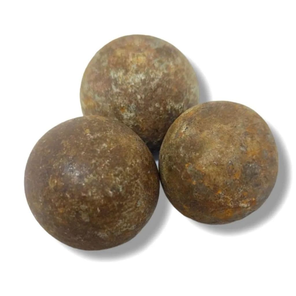 3 Esferas De Ferro Ogum Assentamento E Firmeza - Bola de Ferro G para Assentamento