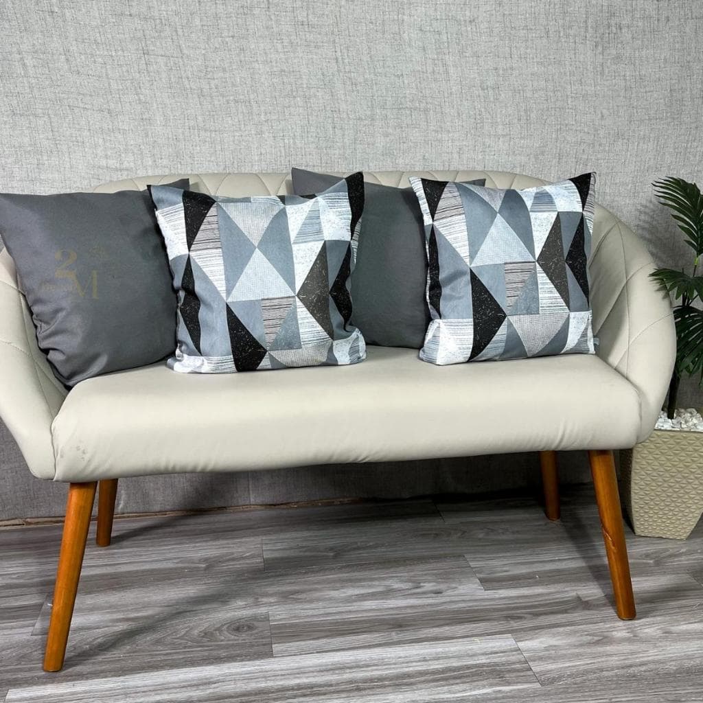 KIT c\4 ALMOFADAS COM ENCHIMENTO PARA SALA QUARTO OU SOFÁ 45X45cm