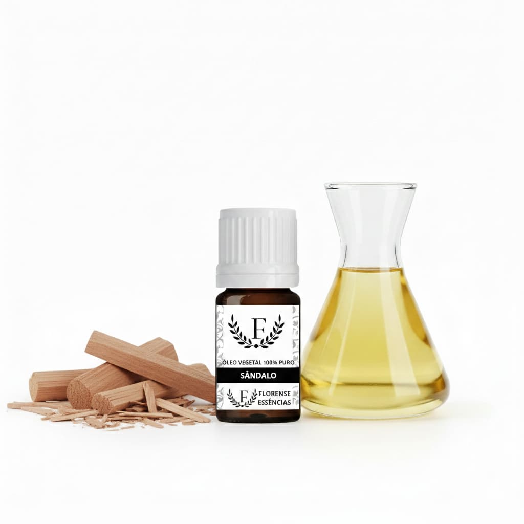 Óleo Vegetal de Sândalo - 100% Puro e Natural 10 ml