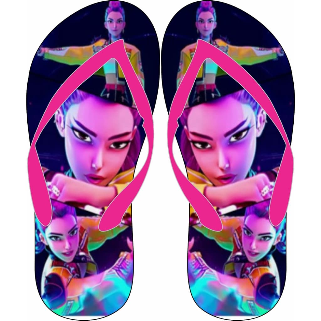 Chinelo infantil guerreiras do k-pop.