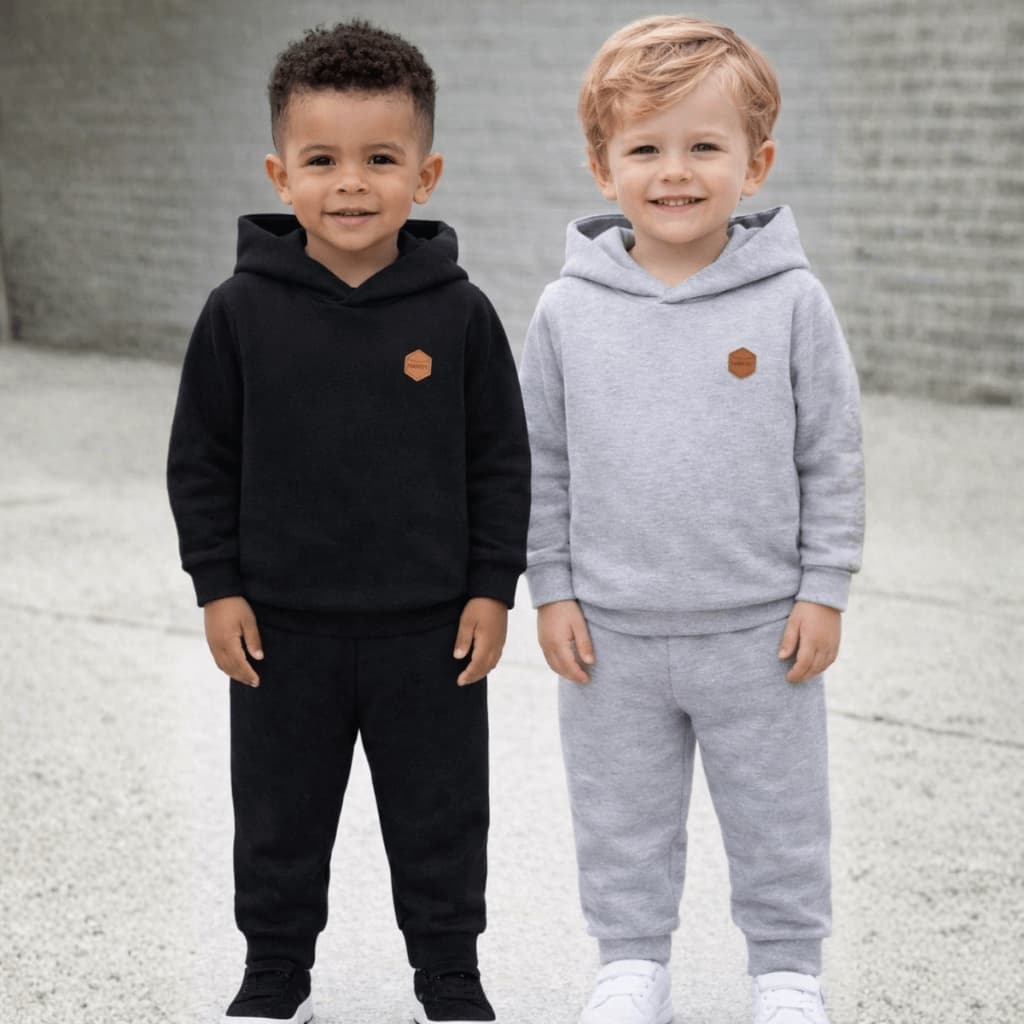 Kit Conjunto Moletom Infantil Menino Grosso do 01 ao 10 Anos | Casaco + Calça de Moletom Peluciada Básico