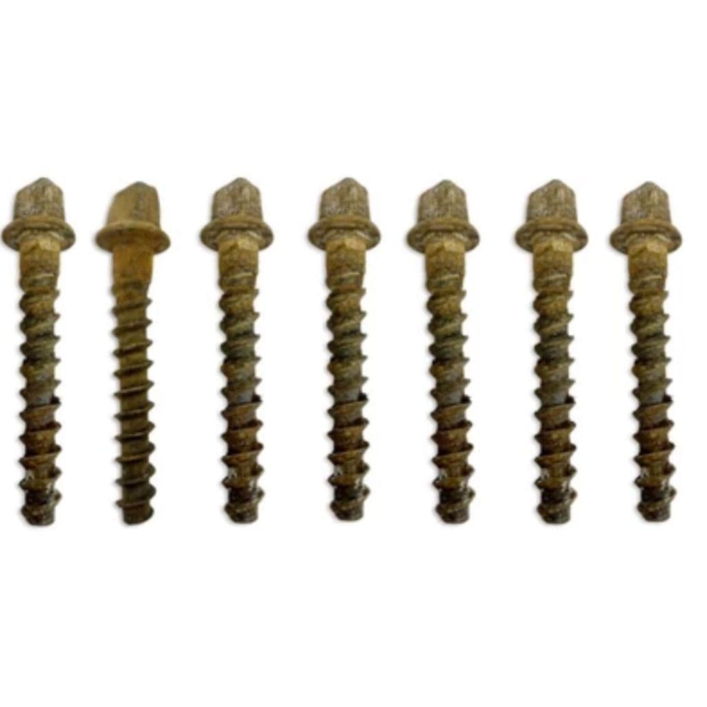 Kit 7 Unidades Parafuso De Trem Original Ferro Assentamento Ogum