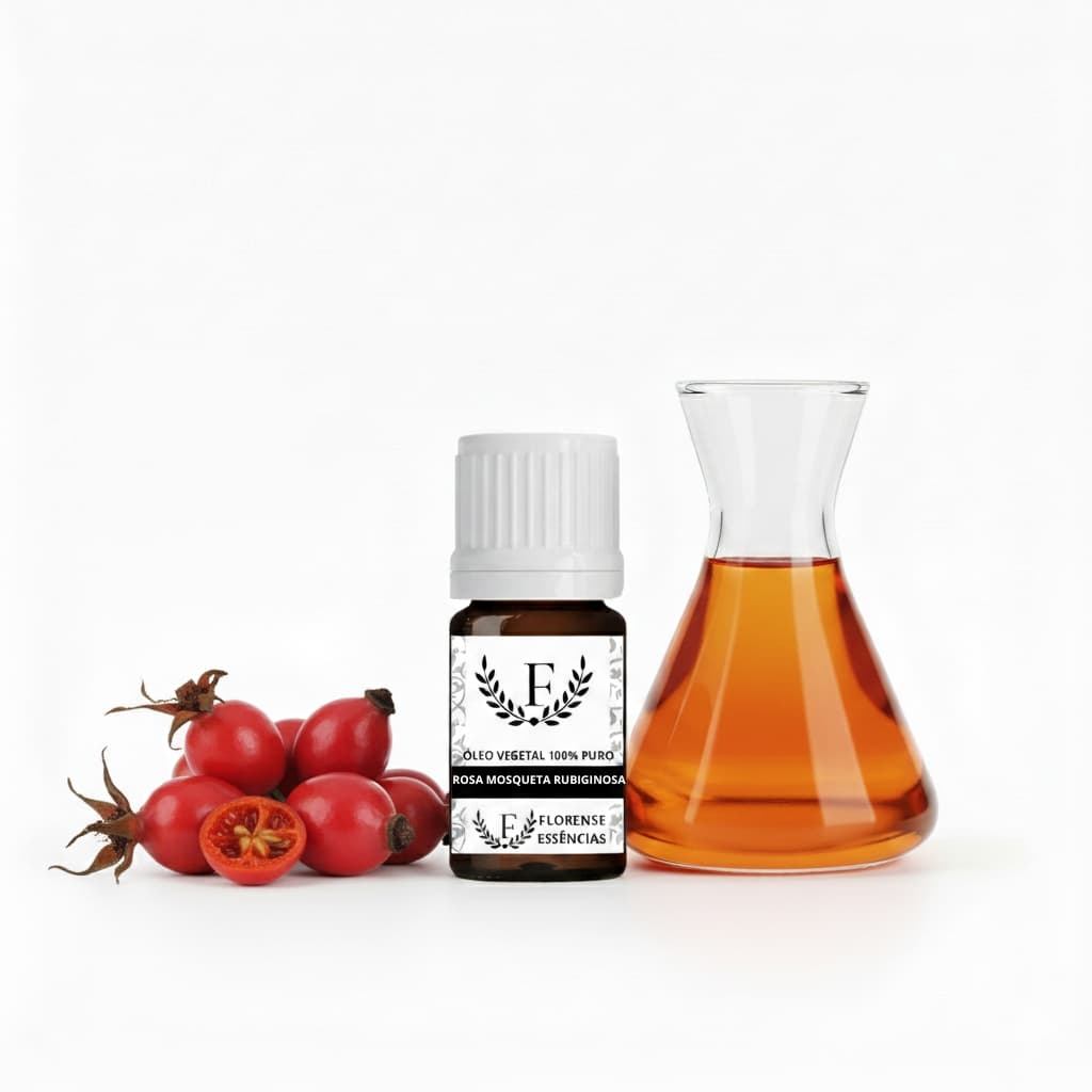 Óleo Vegetal de Rosa Mosqueta Rubiginosa 100% Natural e Puro - 10 ml
