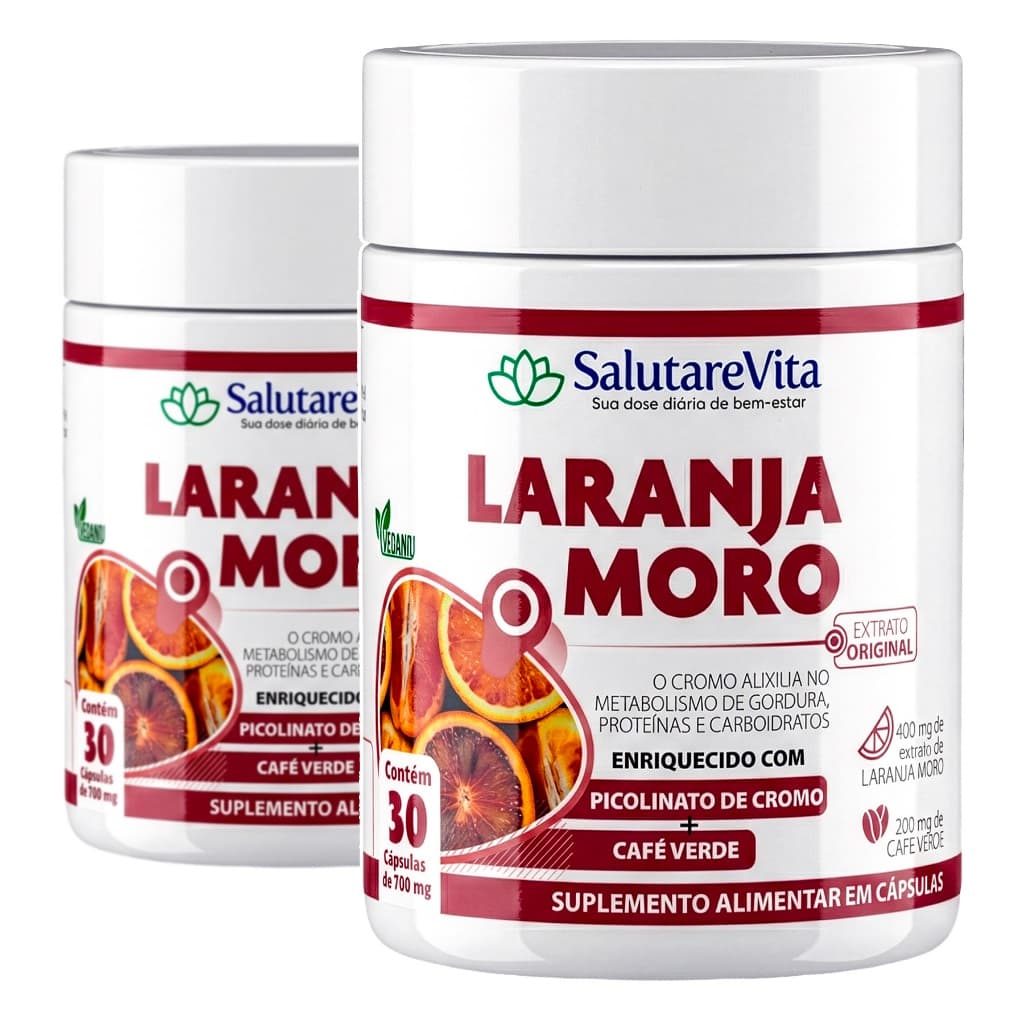 2x Suplemento c/ Extrato Citrico Cafe Verde Cromo Antioxidante e Apoio ao Metabolismo Diario
