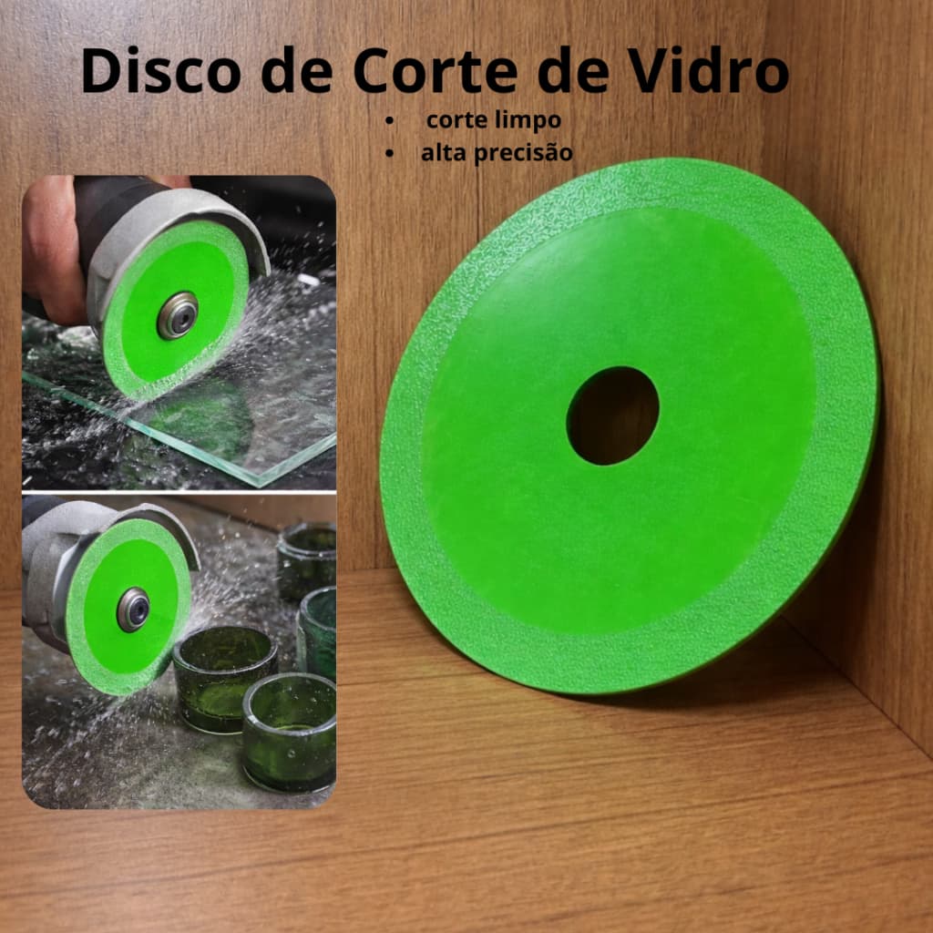 Disco Para Cortar Vidro Piso Espelho Ceramica Porcelanato Casa Reforma Materiais Diversos