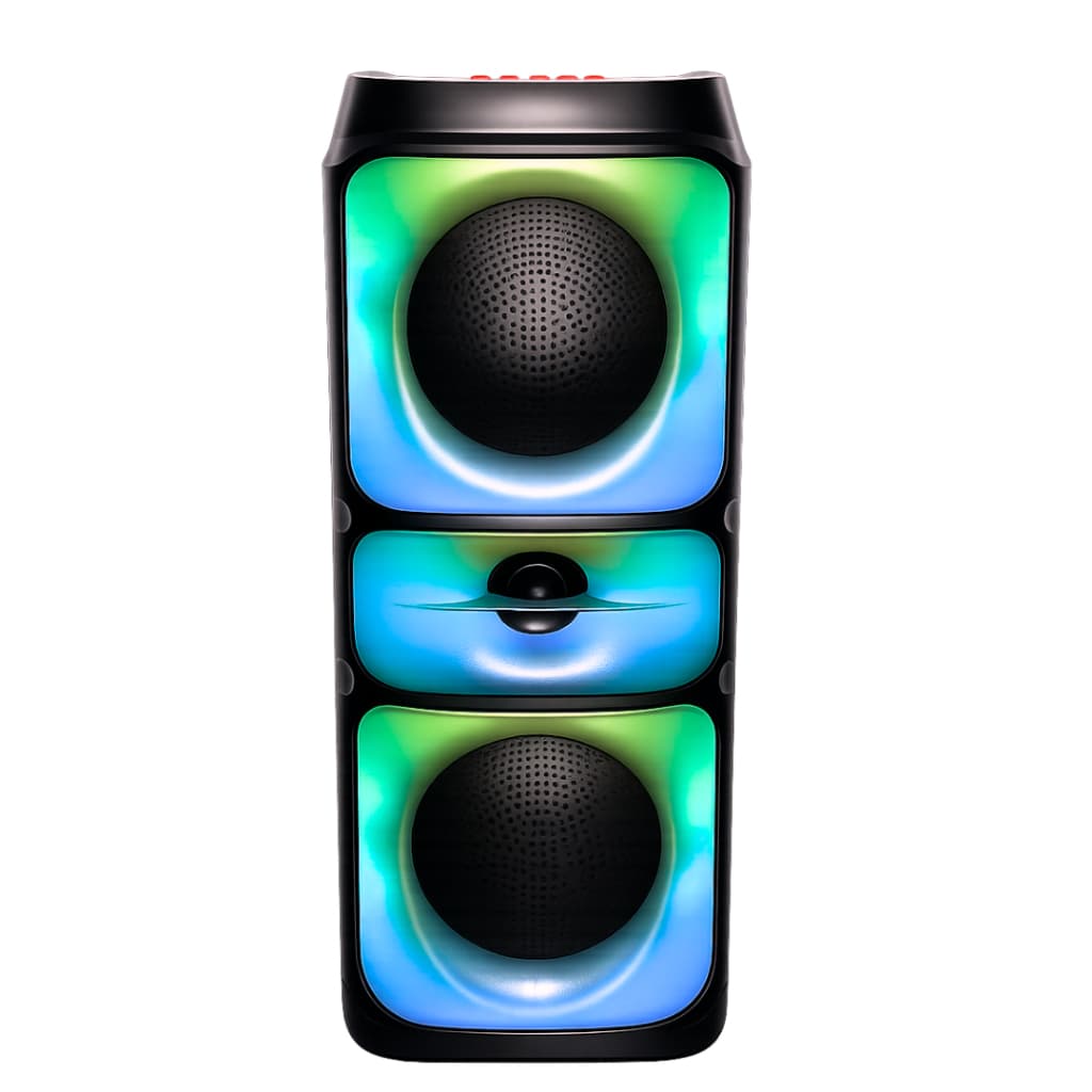 Caixa de Som Bluetooth Portátil 50W TWS Graves Potentes à Prova d’Água para Festa Praia e Viagem