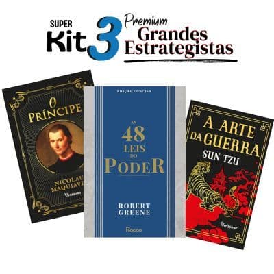 Kit 3 Livros - O Príncipe - 48 Leis do Poder & A Arte Da Guerra.