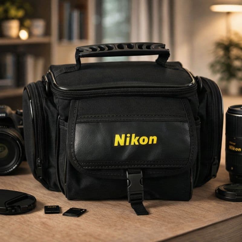 Bolsa Case Bag Para Câmera Fotográfica Nikon D7000, D3200, D5300, D5200 Camera DSLR (Pronta Entrega)