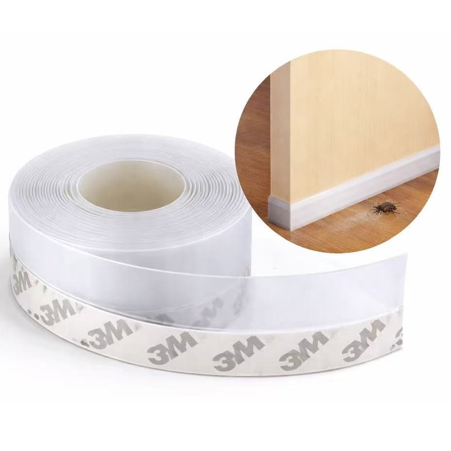 Fita Veda Fresta Porta Transparente 5m x 35mm Pivotante