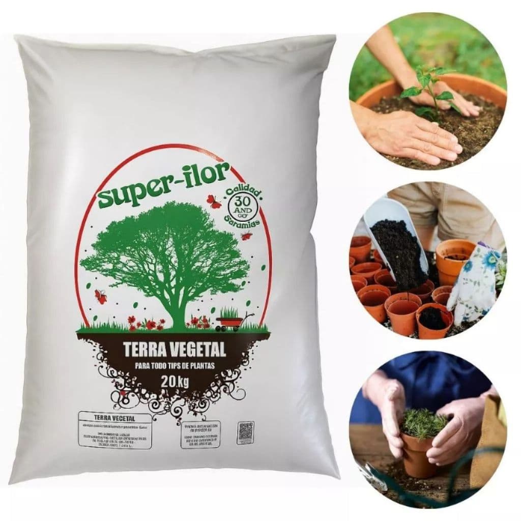 Terra Vegetal para Todos os Tipos de Plantas Super Flor (MÁX 30KG POR COMPRA)