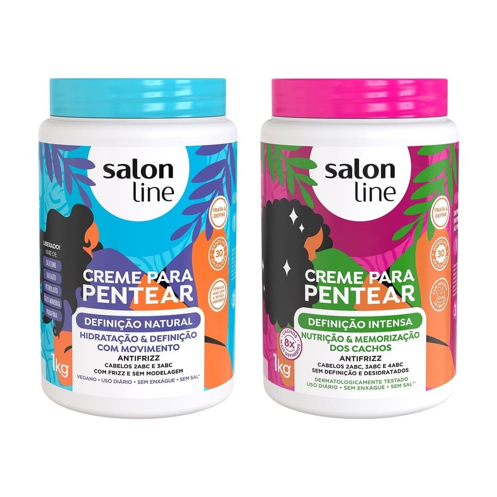 Kit Definição Natural e Intensa com 2 Cremes para Pentear
