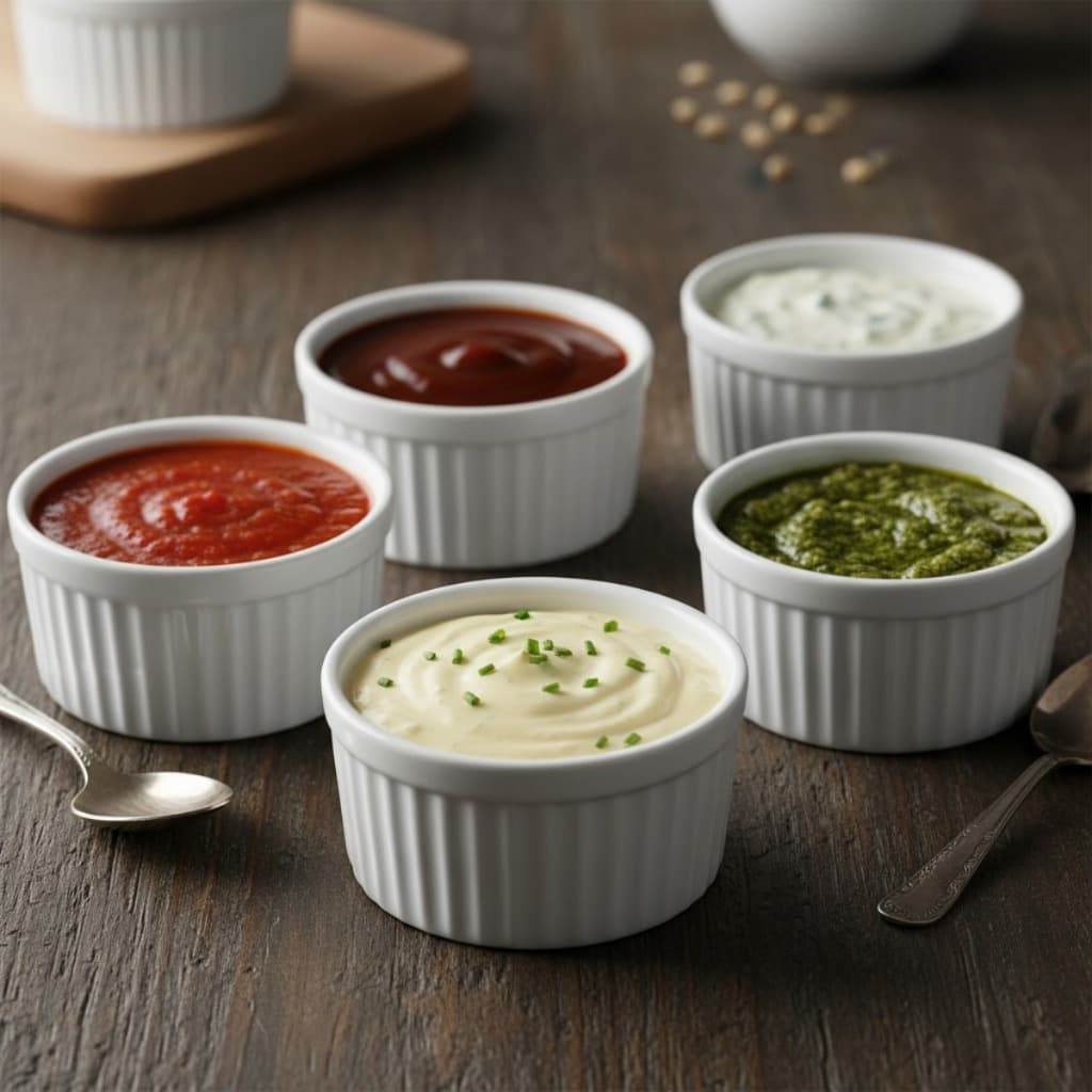 Kit 20 ramekins Branco 50ml Super Resistente Branco Ramekin Canelado