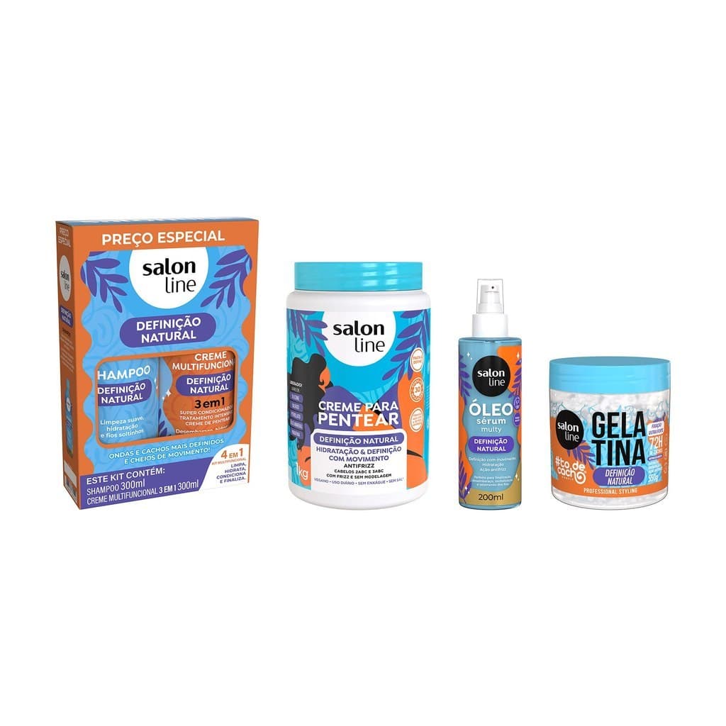 Kit Rotina Completa Definição Natural