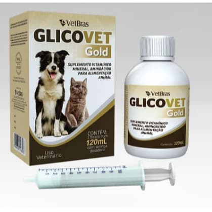 Glicovet Suplemento Vitaminico Cães/gatos 120ml