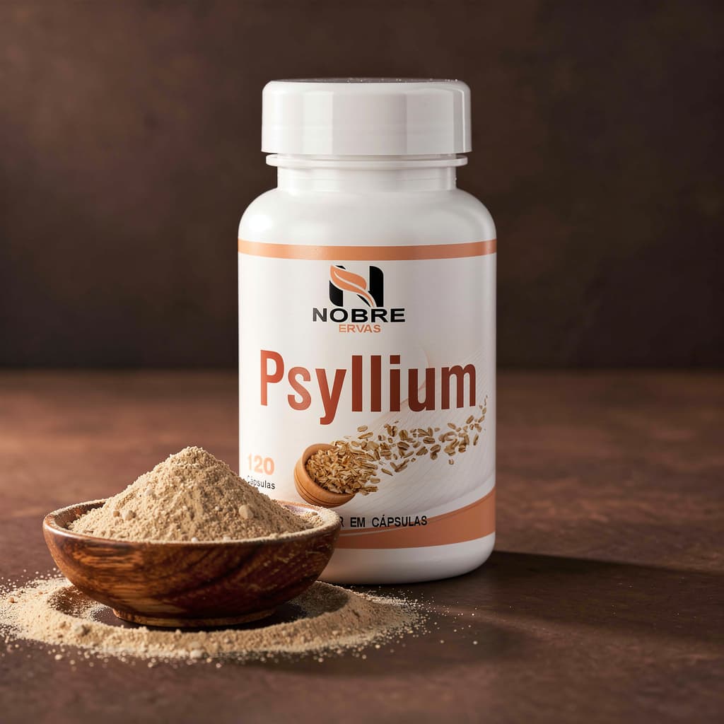 psyllium 100% Original 120 capsulas  psyllium Fibra Solúvel Fibra Alimentar