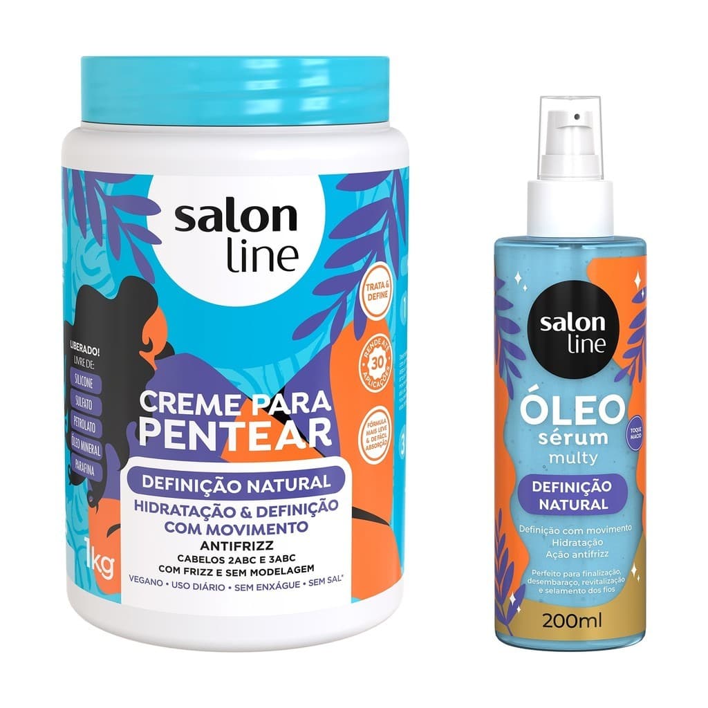 Kit Creme para Pentear + Óleo Definição Natural