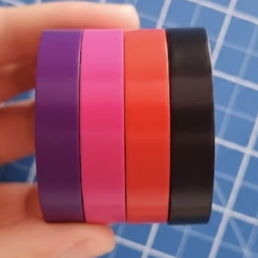 Protetor de Raquete de Tênis de mesa sidetape autocolante diversas cores