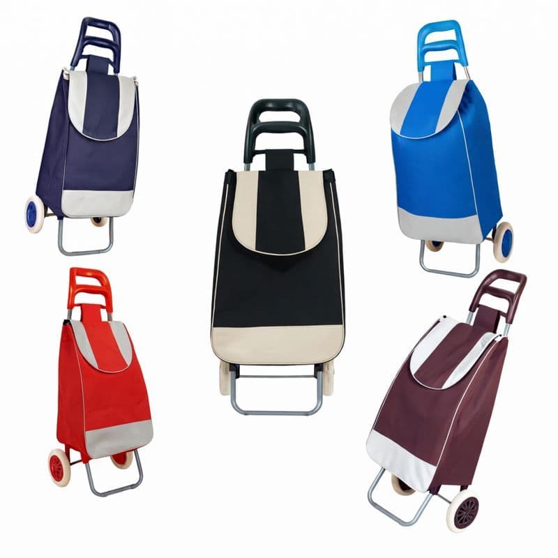 Carrinho De Compras Feira Dobravel com rodas mercado Reforçado Sacola Bolsa Diversas Cores PROMOÇÃO!