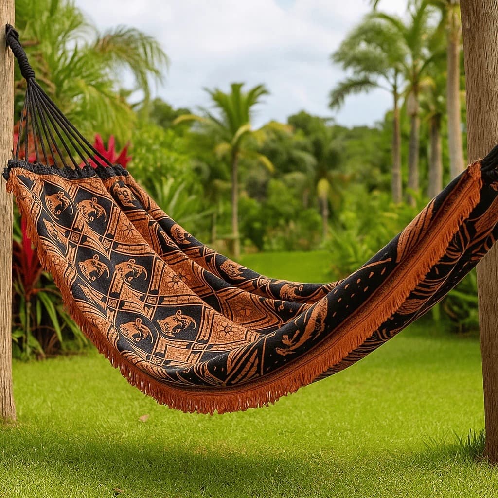 Rede De Dormir Descanso Casal Indiana Gigante Reforçada