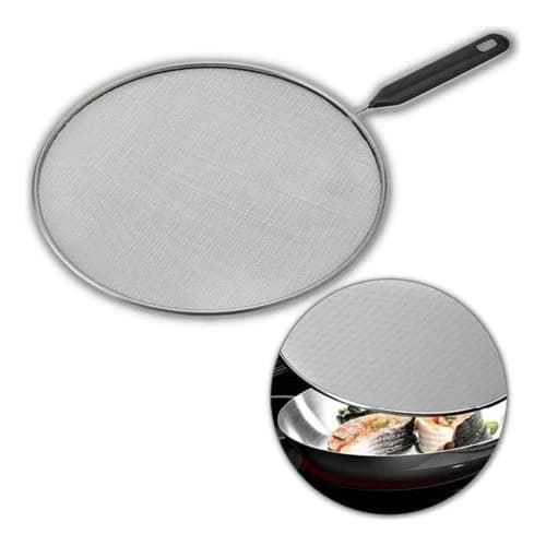 Tampa Tela Protetora para Fritura 25cm em Metal Anti Respingo - 0100