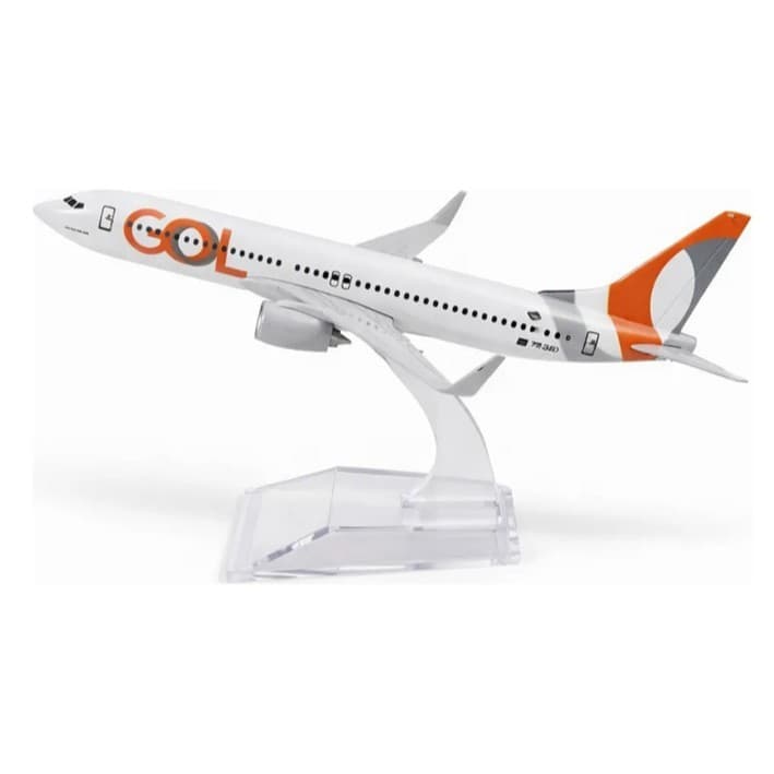 Gol Boeing 737 Miniatura Avião Aeronave Comercial