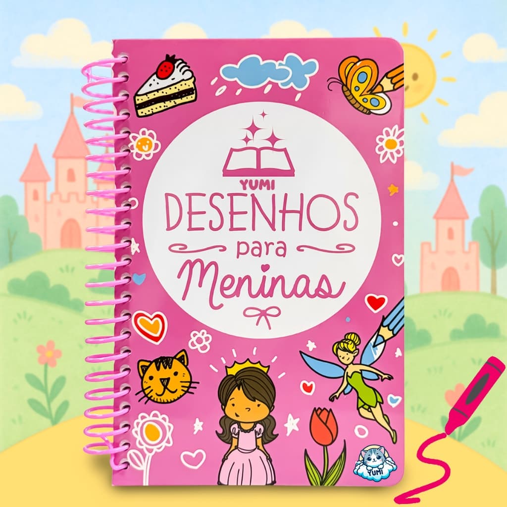 Livro Infantil 365 Desenhos Para Meninas Livro De Pintura Desenhos Para Colorir Rosa