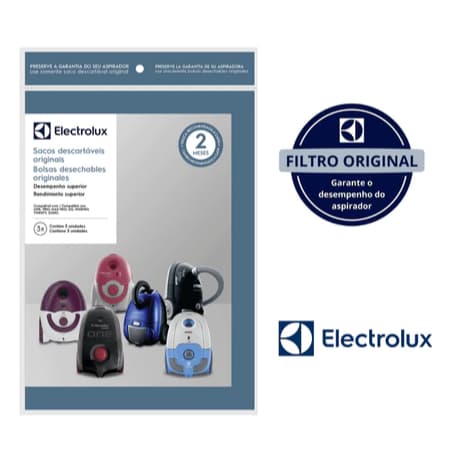 Kit 3 Sacos de aspirador de pó One, Trio, Max Trio, Go, Ingenio, Twenty e Sonic (SBEON)