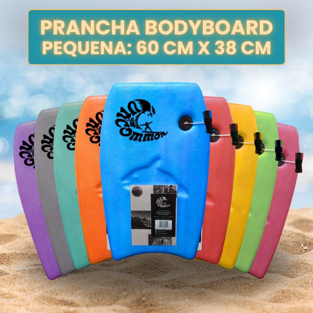 Prancha BodyBoard Pequena 60 x 38 Criança Infantil Bebê Praia Piscina Qualidade Premium