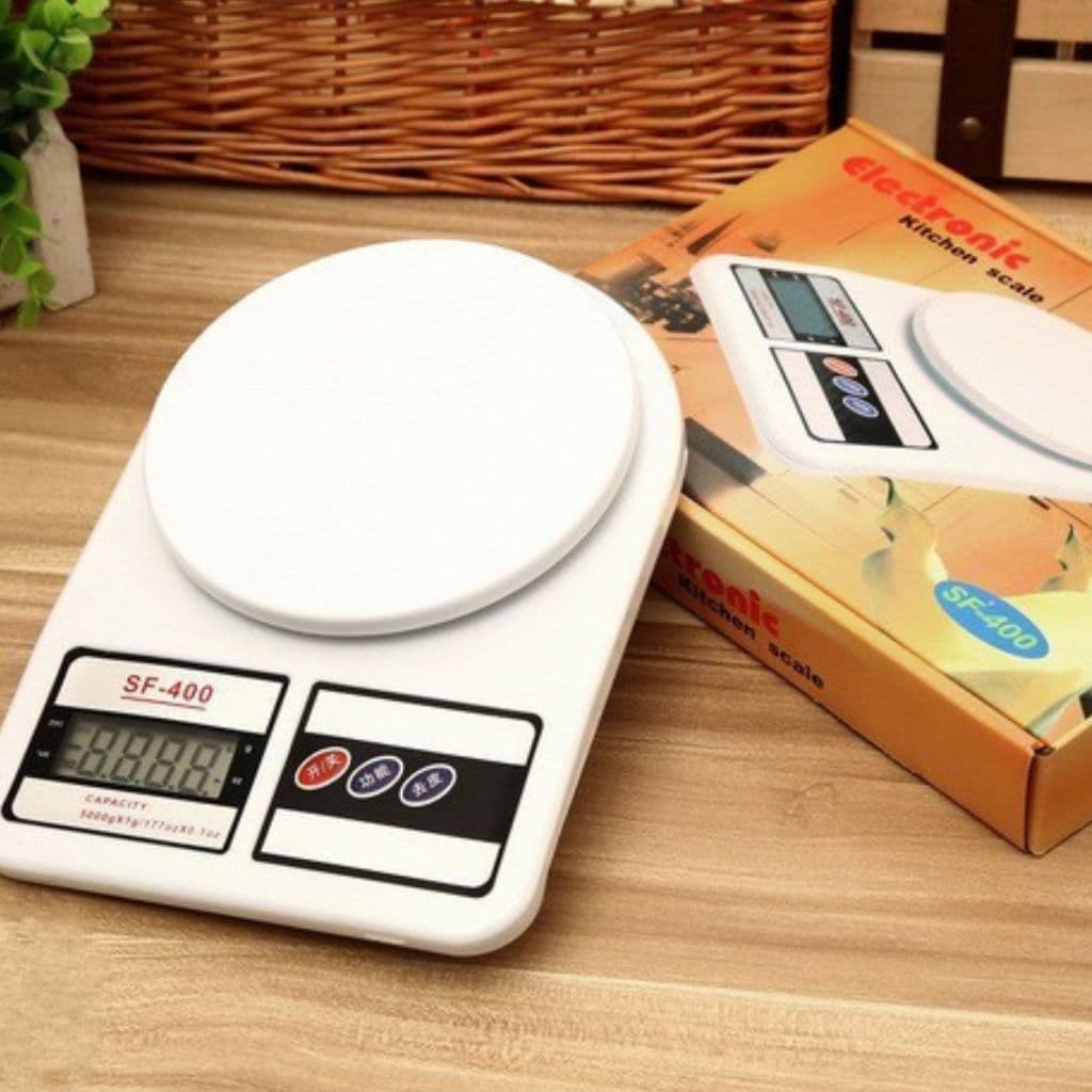 Balança Digital de Cozinha de Precisão 1g a 10Kg SF400 - Nutrição e Dieta