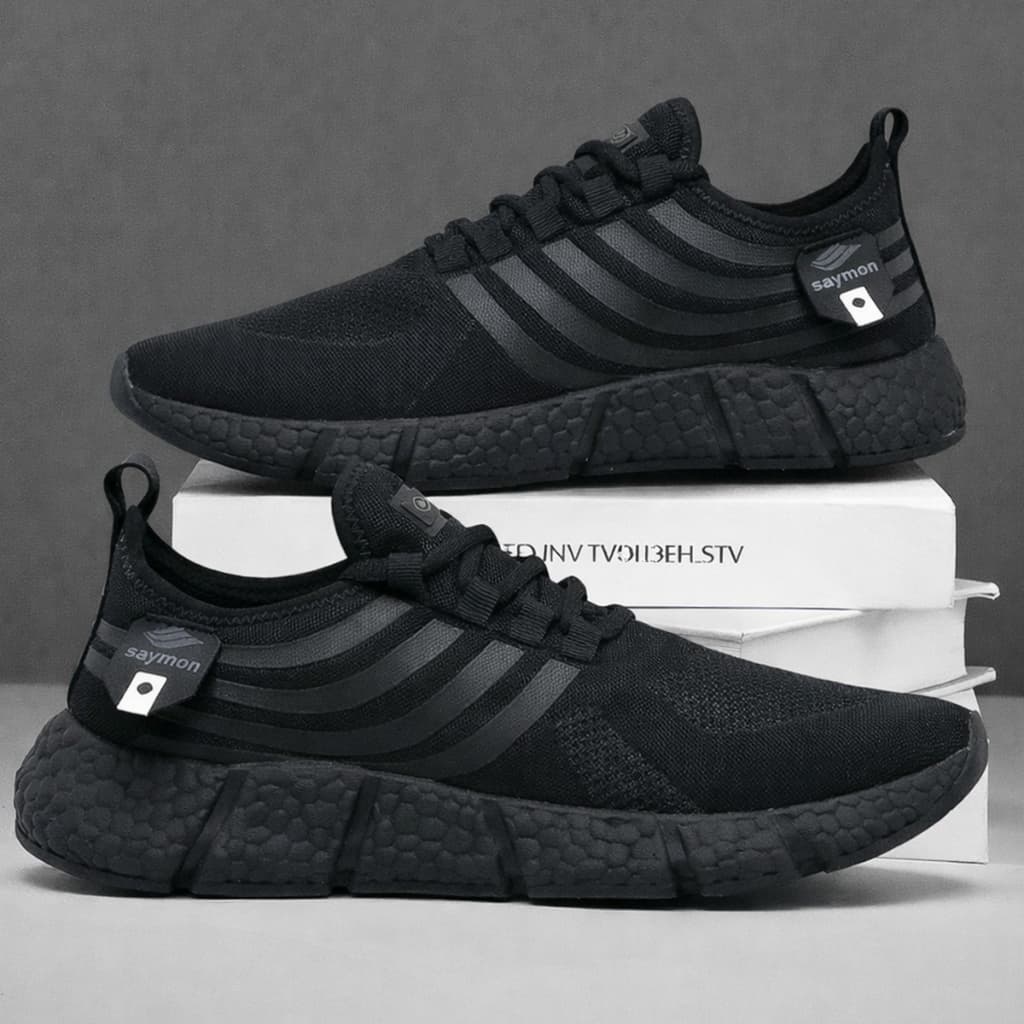 Tênis Masculino Fast Saymon Original Leve Macio Confort Academia Corrida Novo Yy