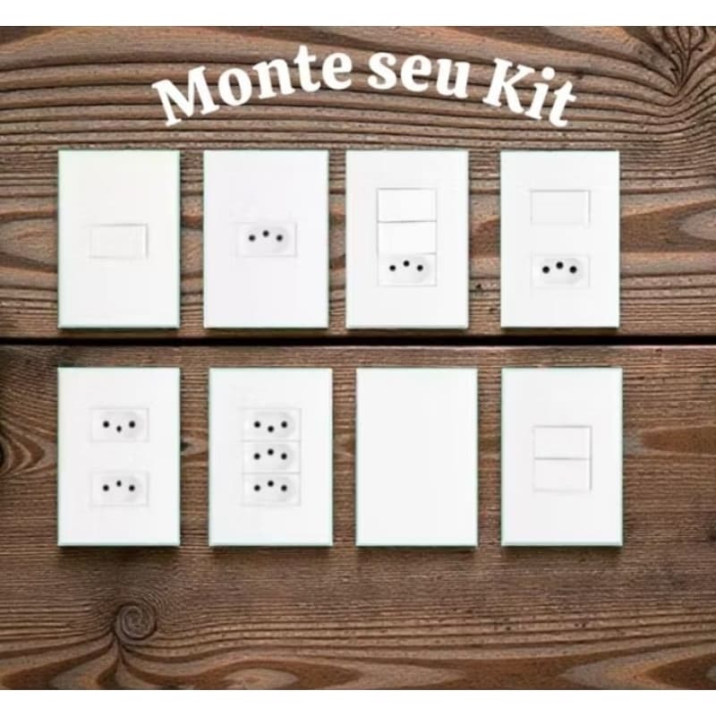 Monte sua Tomada, Interruptor, Tomada 10a E 20a, Tomada Dupla -Barato- Linha Apoio Lissê!